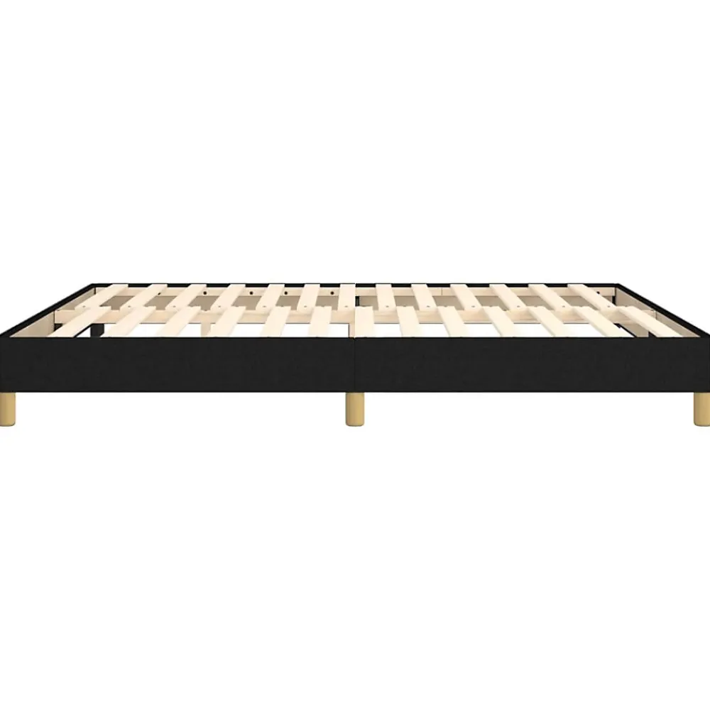 Vidaxl Cadre de lit sans matelas noir 180x200 cm tissu* Sommier