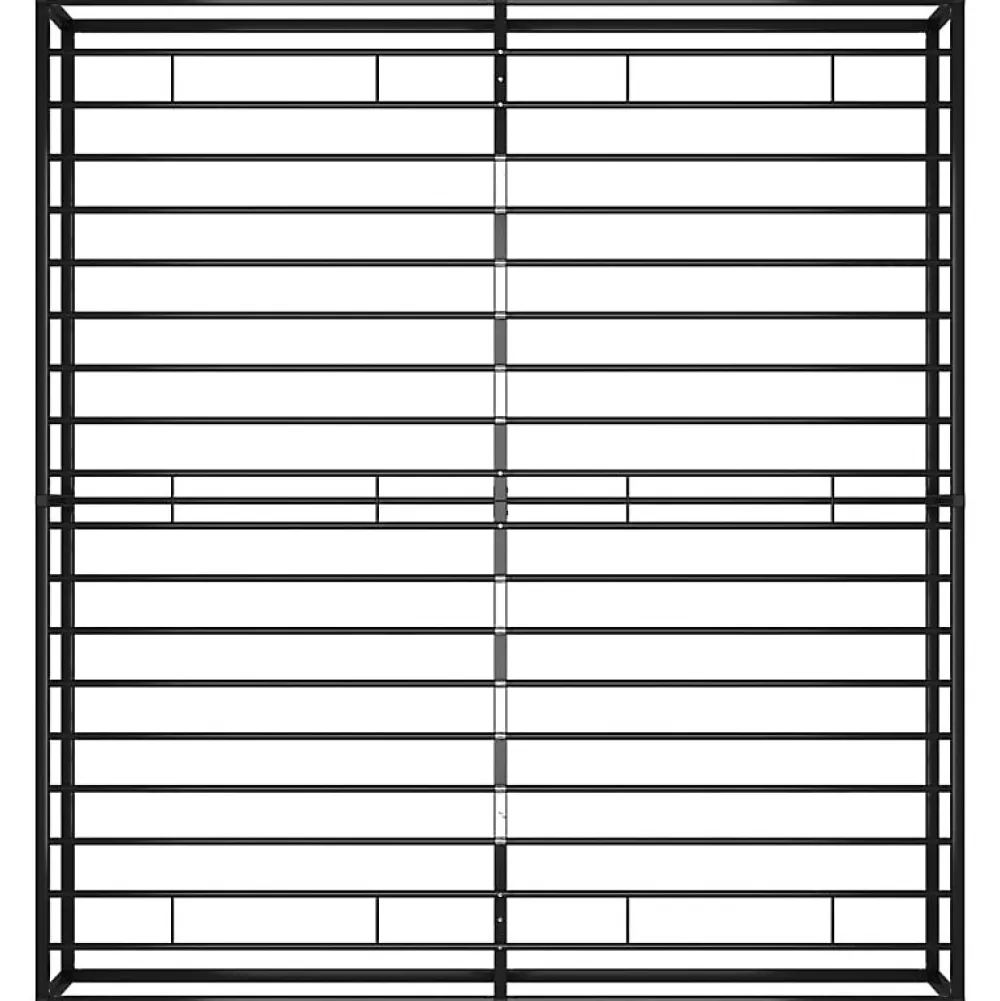 Cadre de lit sans matelas noir métal 160x200 cm>Vidaxl Hot