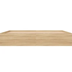 Vidaxl Cadre de lit sans matelas chêne sonoma 200x200 cm* Sommier