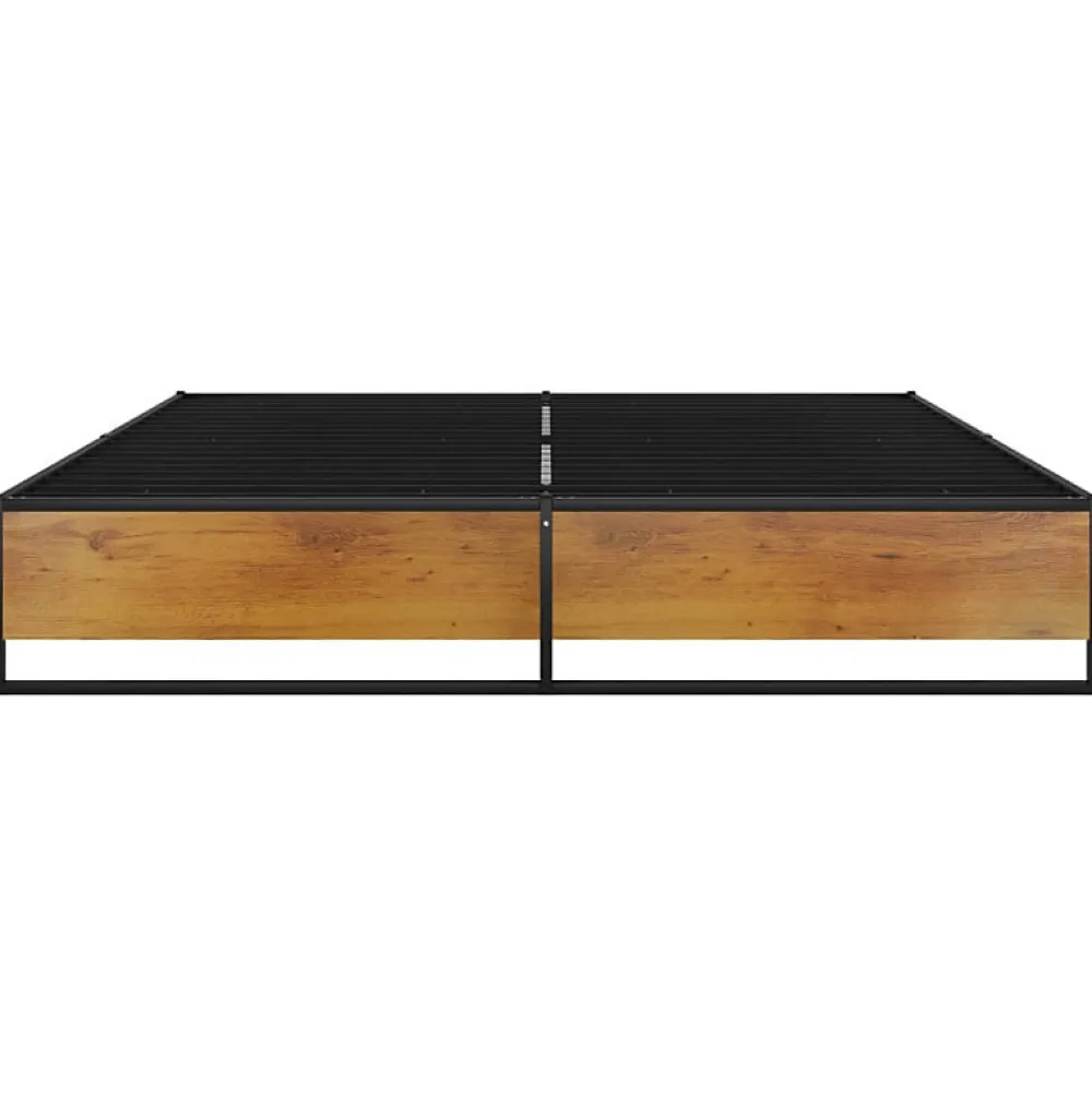 Cadre de lit sans matelas noir métal 160x200 cm>Vidaxl Online