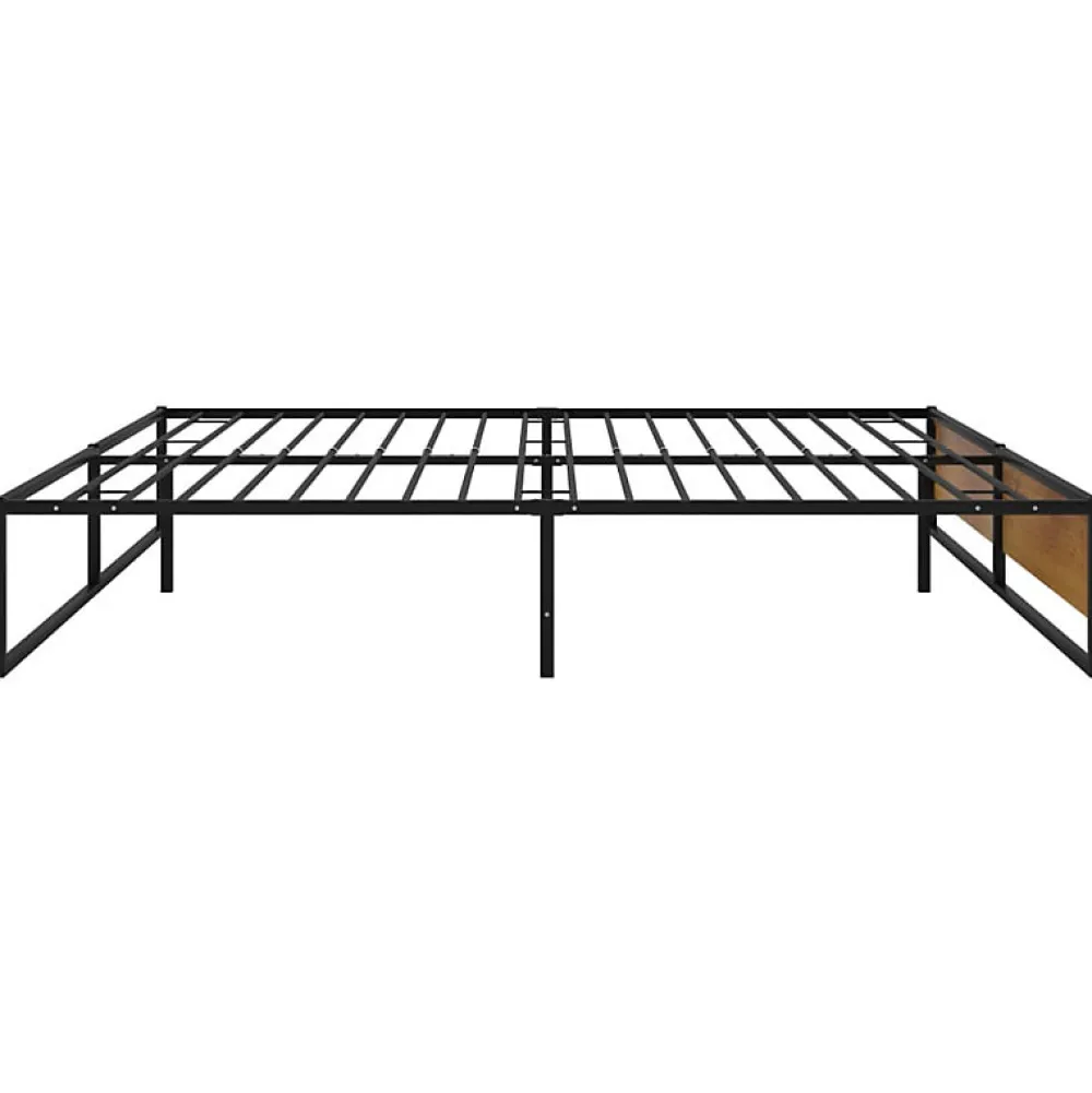 Cadre de lit sans matelas noir métal 160x200 cm>Vidaxl Online