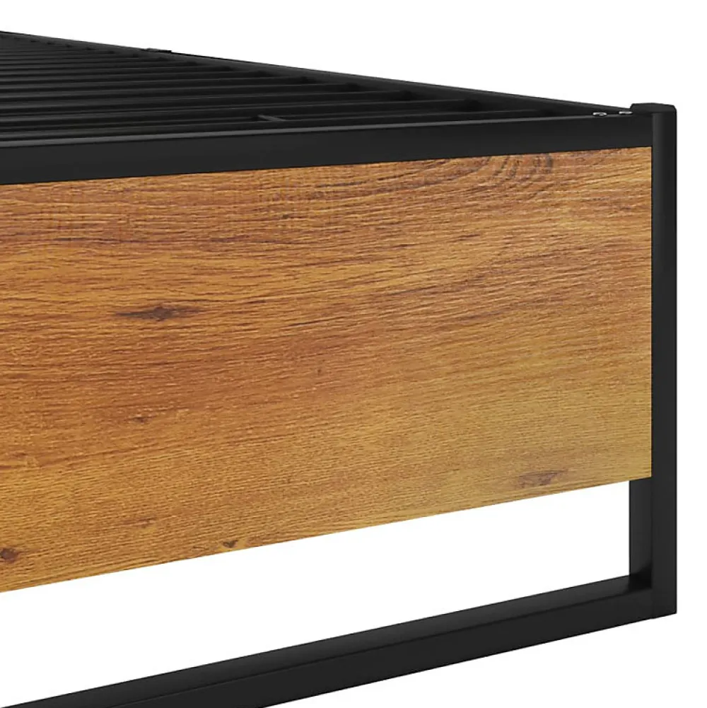 Cadre de lit sans matelas noir métal 160x200 cm>Vidaxl Online