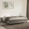 Cadre de lit sans matelas gris clair 180x200 cm velours>Vidaxl Outlet
