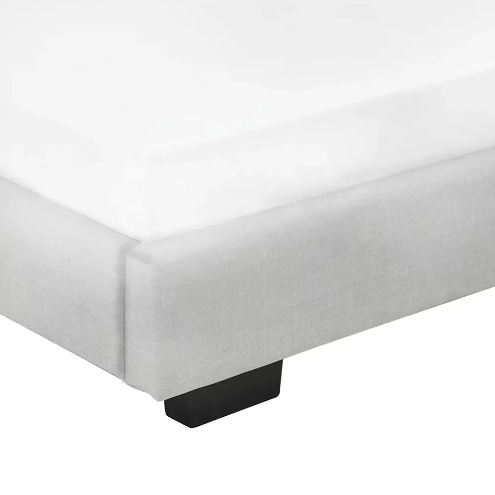 Corium Cadre de Lit Simple Masari Rembourré avec Similicuir Blanc 200 x 90 cm* Lit Simple