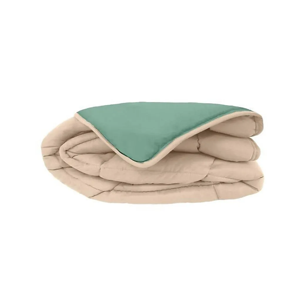 Toison d'Or CALGARY Couette chaude Microfibre 400g/m² Galet & Lac 240x260cm* Couette