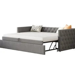 Redom Canapé 3 places convertible 140x190 cm, couchage d'appoint en tissu, design contemporain et fonctionnel* Lit Coffre