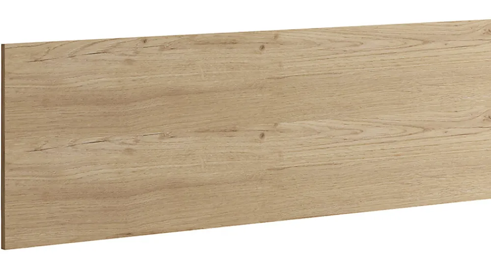 Chambre à coucher adulte coloris chêne doré ( armoire + 2 chevets + Tête de lit )>Pegane Outlet