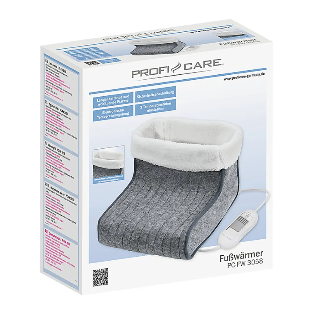 Chauffe pied électrique PC-FW 3058 Gris>Proficare Outlet