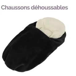 Vivezen Chaussons chauffants universels taille 36 au 43 - Noir -* Couverture