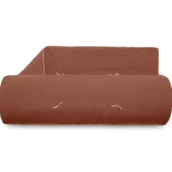 Chemin de lit coton lavé 80x200 cm HONO DÉCO marron terre cuite>Linnea Best