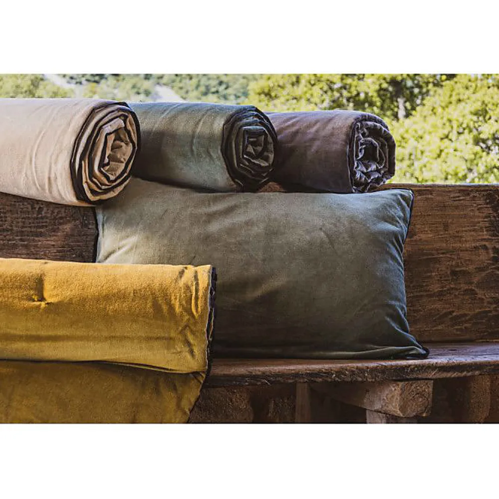 Chemin de lit velours "Isilde" - Bronze - 70 x 240 cm>Vent Du Sud New