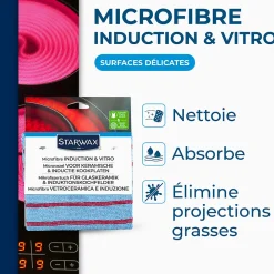 Chiffon microfibre spéciale vitrocéramique et induction><noscript><img width=