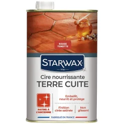 Cire nourrissante tomettes et terres cuites rouge 1L>Starwax Clearance