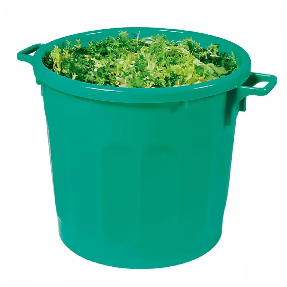 Gilac Conteneur alimentaire rond HACCP 75 L - vert* Seau, Bassine, Récipient De Ménage