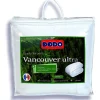Couette 240 x 260 cm - - Tempérée - 100% fibre polyester - Pour 2 personnes - Blanc>Dodo