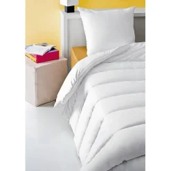 Couette anti-acariens - 220 x 240 cm - Chaude - 400 g/m² 2 personnes - Blanc -><noscript><img width=