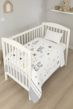 Couette Bébé Imprimée Sapin futé - 80x120 - 16084-3>Mortreux New