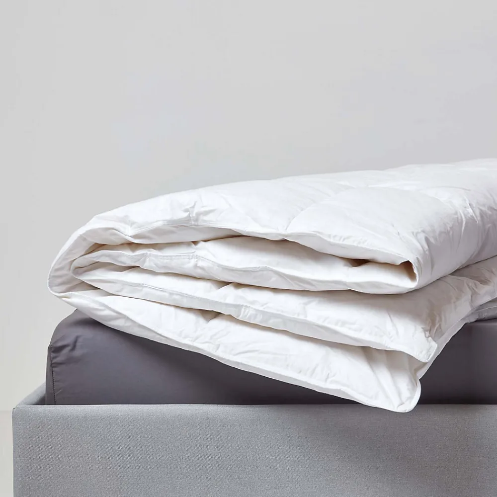 Homescapes Couette chaude 200 x 200 cm en duvet et plumes d'oie 13.5 Tog -* Couette