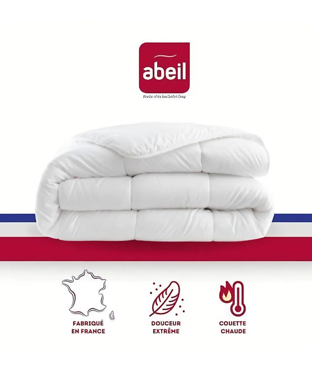 Abeil Couette chaude 400gr/m² Douceur Auvergnate - 140 x 200 cm - 1 personne -* Couette