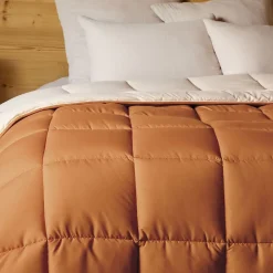 Toison d'Or Couette chaude microfibre bicolore 400 gr/m2 (220x240 cm - Cuivre)* Couette
