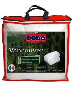 Dodo Couette chaude Vancouver - 220 x 240 cm - 400gr/m² - Blanc -* Couette