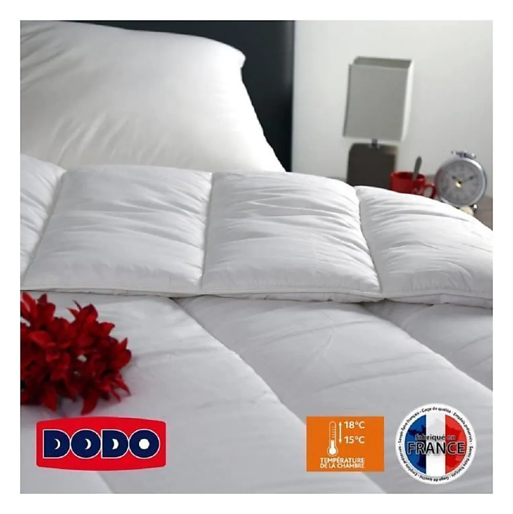 Dodo Couette chaude Vancouver - 200 x 200 cm - 400gr/m² - Blanc -* Couette