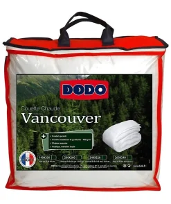 Dodo Couette chaude Vancouver - 200 x 200 cm - 400gr/m² - Blanc -* Couette