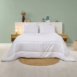 Couette Chaude 200x200cm ANTI-ACARIENS>Bleu Calin Hot