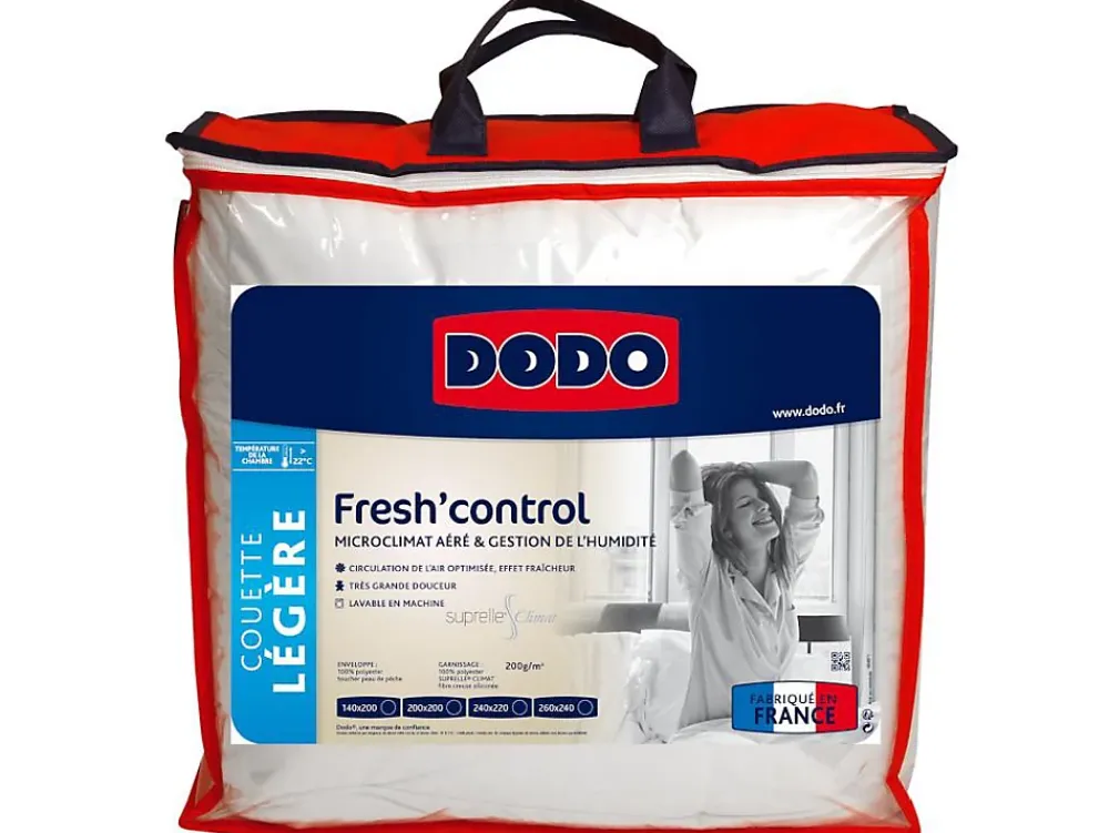 Dodo Couette anti-transpirante - 240x260 cm - FRESH CONTROL* Couette