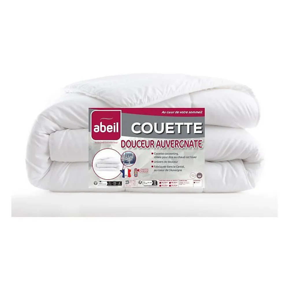 Abeil Couette Douceur Auvergnate - 200 x 200 cm - Chaude - 2 personnes -* Couette