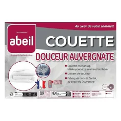 Couette Douceur Auvergnate - 220 x 240 cm - Chaude - 2 personnes -><noscript><img width=