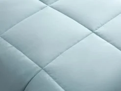 Vente-unique Couette enfant légère - 140 x 200 cm - 180g/m² - Fibre de soja toucher peau de pêche - Bleu - THERMO CONTROL* Couette