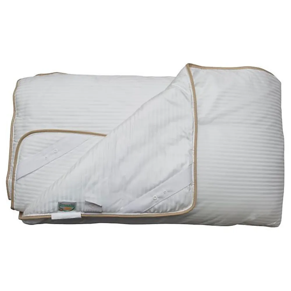 Couette "Fjord Grand Hotel" Légère Jumelable Satin de coton rayé - 240 x 280 cm pour lit 180 x 200 à 200 x 200 King size>Lestra Online
