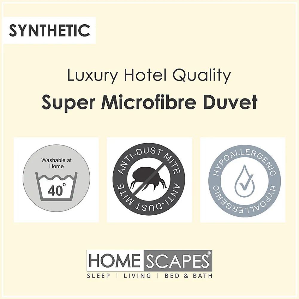 Couette hiver 260 x 220 cm en microfibre 13.5 Tog ->Homescapes Sale