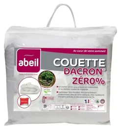 Abeil Couette hiver 350g 140 x 200 cm pour lit 1 place* Couette