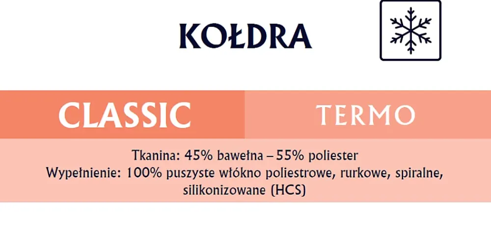 Senna Home Couette hiver 135x200 CLASSIC TERMO Blanc* Couette