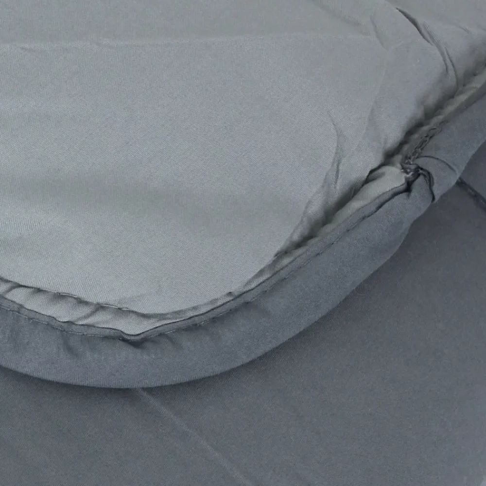 Linnea Couette hiver 240x220 cm COCOON BICOLORE Acier/Argent garnissage fibre polyester 400g/m2* Couette