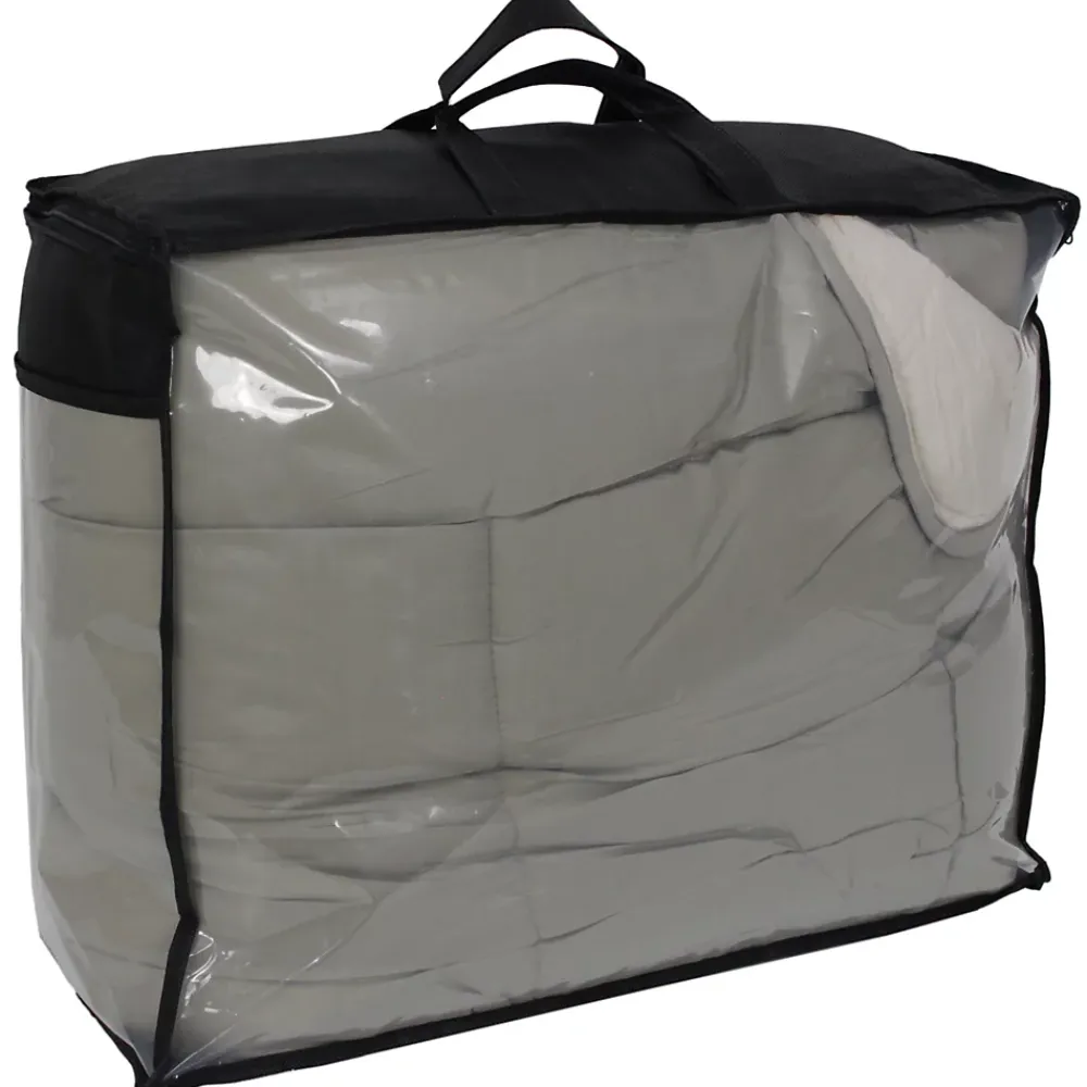 Linnea Couette hiver 260x240 cm COCOON BICOLORE Taupe/Lin garnissage fibre polyester 400g/m2* Couette