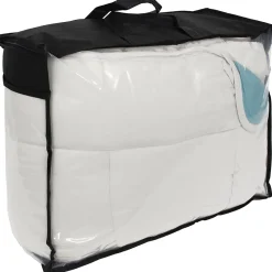 Linnea Couette hiver 260x240 cm COCOON BICOLORE Lac/Galet garnissage fibre polyester 400g/m2* Couette