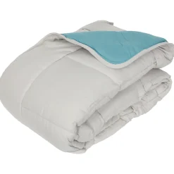 Linnea Couette hiver 260x240 cm COCOON BICOLORE Lac/Galet garnissage fibre polyester 400g/m2* Couette