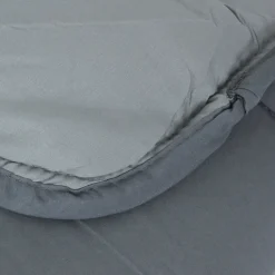 Couette hiver 140x200 cm COCOON BICOLORE Acier/Argent garnissage fibre polyester 400g/m2><noscript><img width=