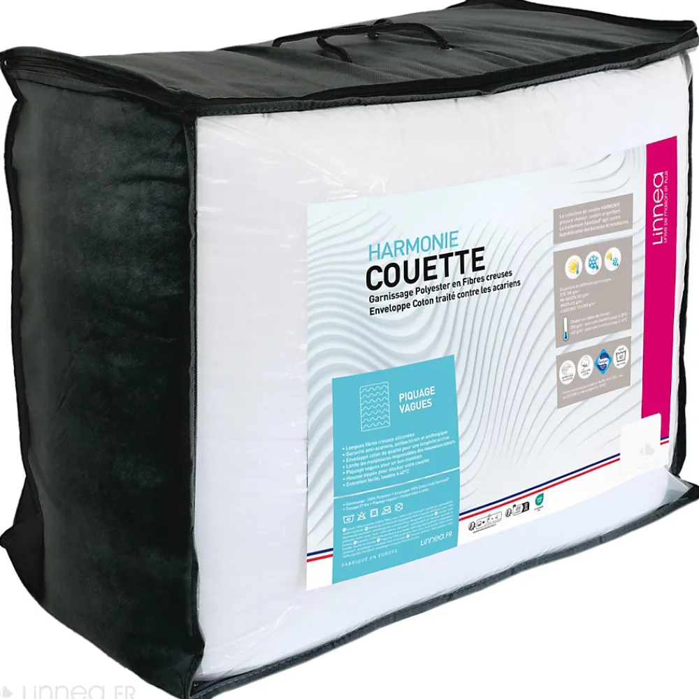 Couette hiver 280x240 cm HARMONIE garnissage fibre polyester 450g/m2>Linnea Outlet