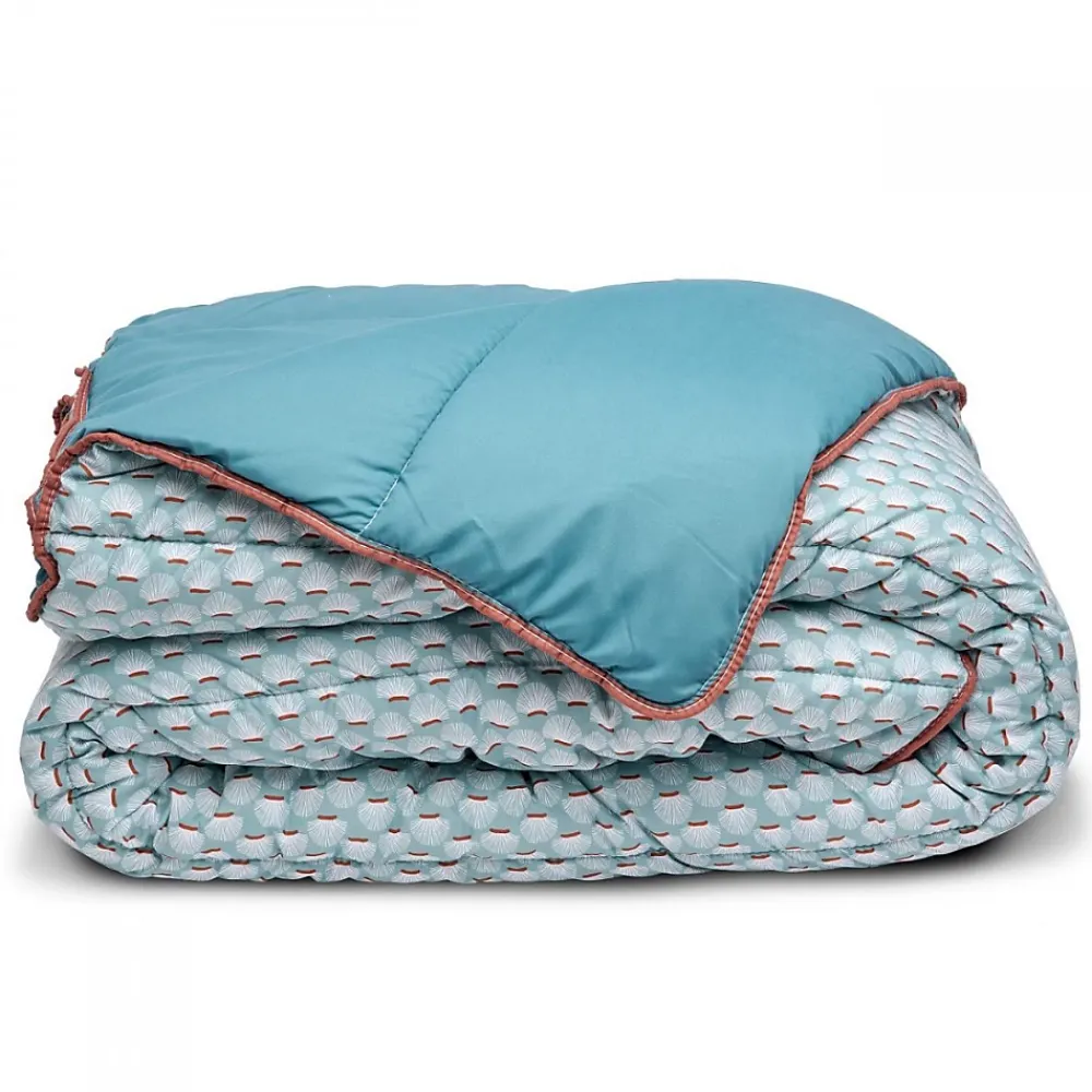 Bleu Calin Couette Imprimée Chaude 140x200cm DOUCEUR* Couette