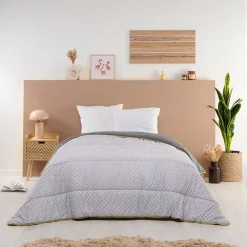 Bleu Calin Couette Imprimée Chaude 220x240cm GRAPHIQUE* Couette
