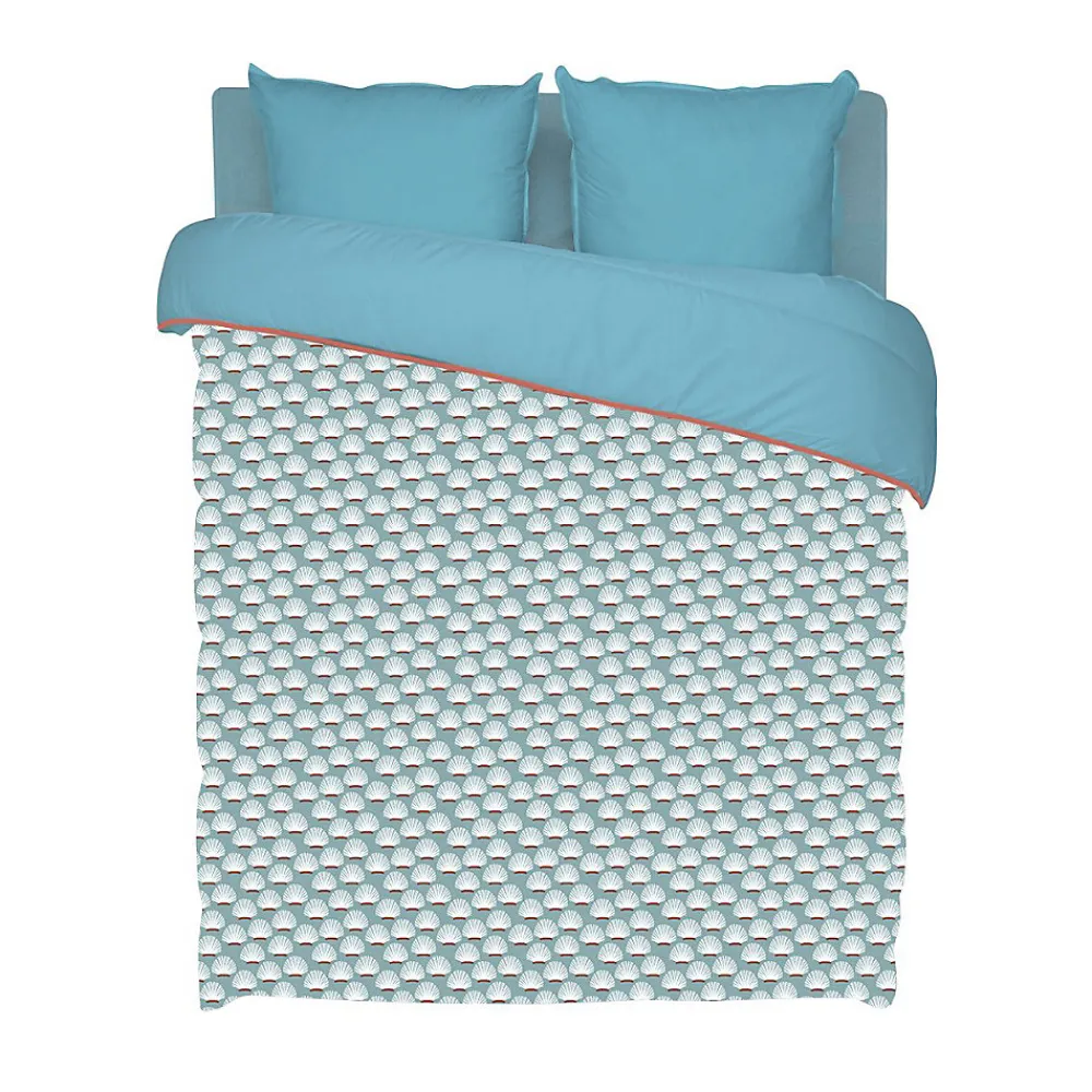 Couette Imprimée Chaude 220x240cm DOUCEUR>Bleu Calin New