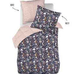 Couette imprimée toutes dimensions "Forêt enchantée" Réversible 100% Coton / 57 Fils/cm² - - 140 x 200 cm pour l>L'Effet Papillon Sale