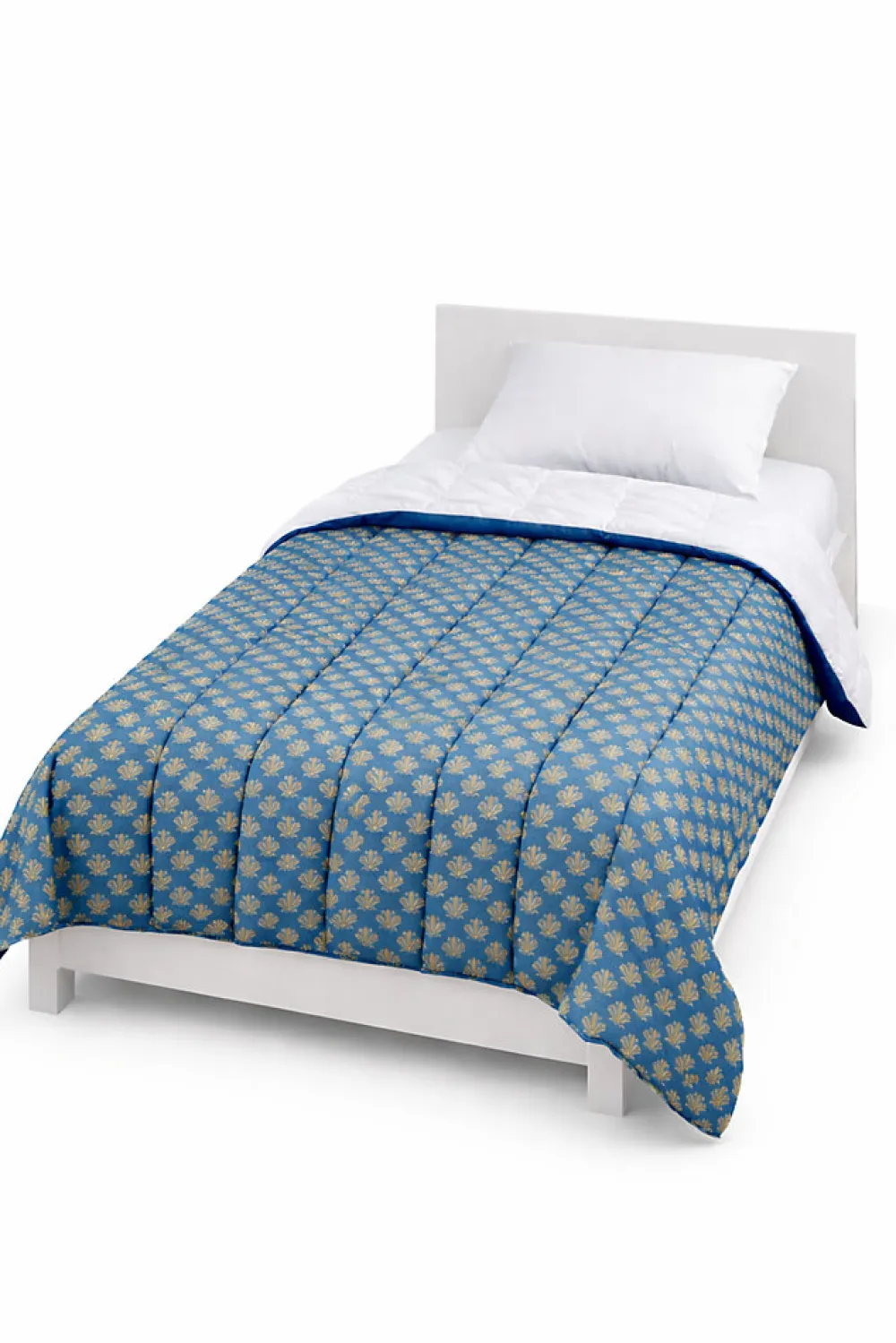 Couette légère d-tox / non tissé blanc - 1 personne 140 x 200 - 14018-6>Mortreux New