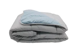 Mortreux Couette légère Gris clair / Bleu ciel - 2 personnes 220 x 240 - 13242-4* Couette