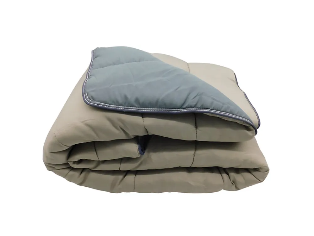 Couette légère Gris foncé / Taupe - 2 personnes 220 x 240 - 13242-3>Mortreux Sale