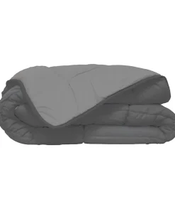 Couette Microfibre 400g/m² CALGARY Acier & Argent 220x240cm>Toison d'Or Hot